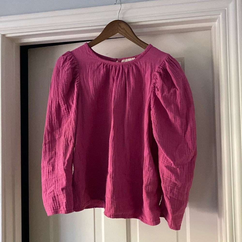 Universal Thread Cotton Puff Sleeve Blouse
